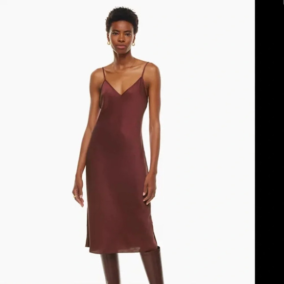 WILFRED CHRISTINE MIDI SLIP DRESS - Picture 1 of 6